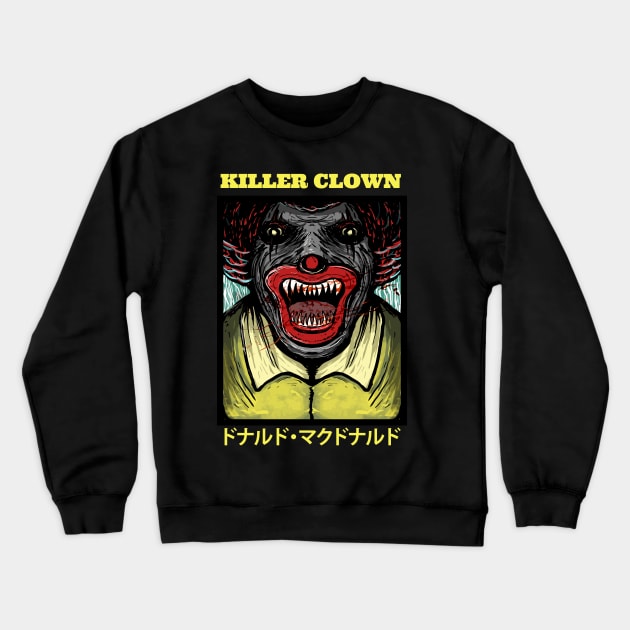 Killer Clown Crewneck Sweatshirt by DeathAnarchy